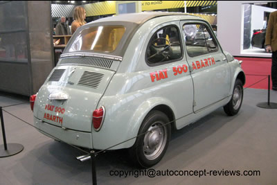 1957 FIAT 500 Elaborazione Abarth Record - Exhibit FCA Heritage 